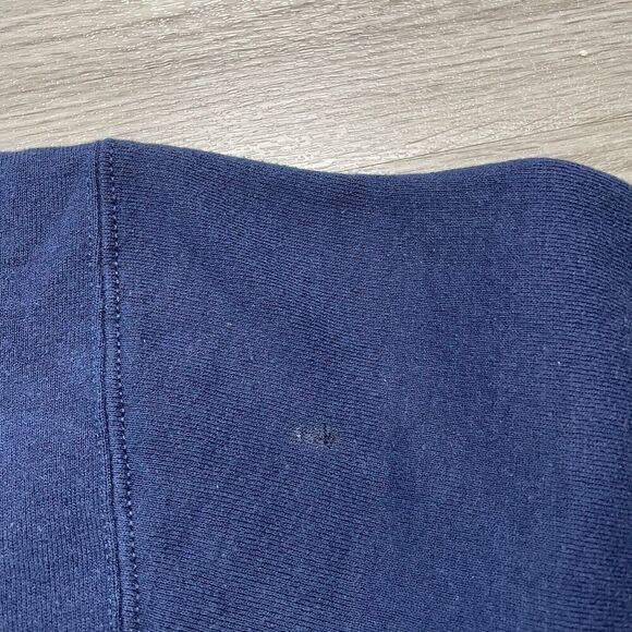 Vintage Hoodie Mens Extra Large Blue Russell Athletic Huskies 90s Fleece - Picture 4 of 11